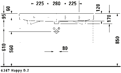 Happy D.2 Умывальник 9