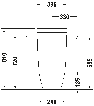 Happy D.2 Унитаз комбинированный (не вкл. бачок) 17