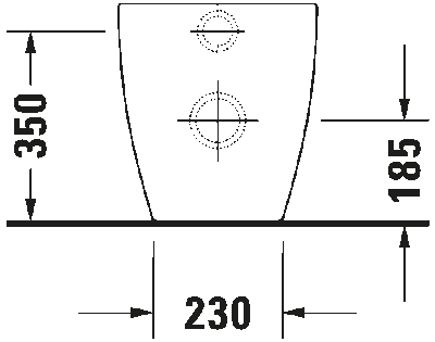 Happy D.2 Унитаз напольный пристенный вариант 11