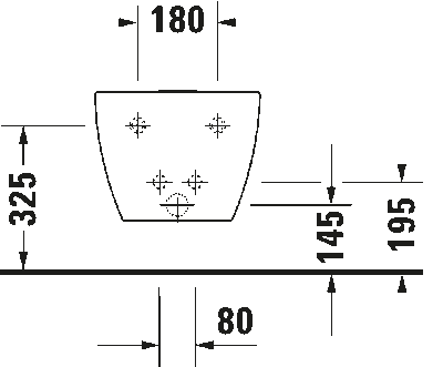 Happy D.2 Биде подвесное с переливом 11
