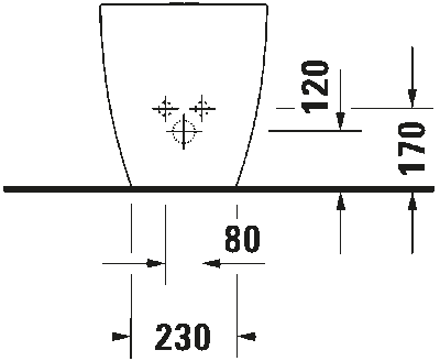 Happy D.2 Биде напольное с переливом 6
