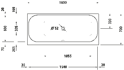 Happy D.2 Встроенная ванна 3