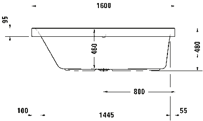 Happy D.2 Встроенная ванна 4