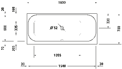 Happy D.2 Встроенная ванна 3