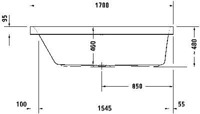Happy D.2 Встроенная ванна 6