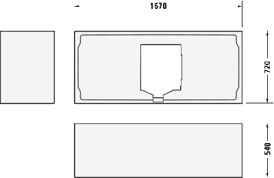 Happy D.2 Встроенная ванна 7