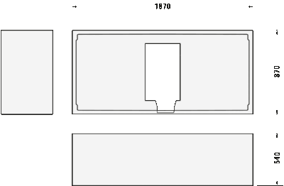 Happy D.2 Встроенная ванна 5