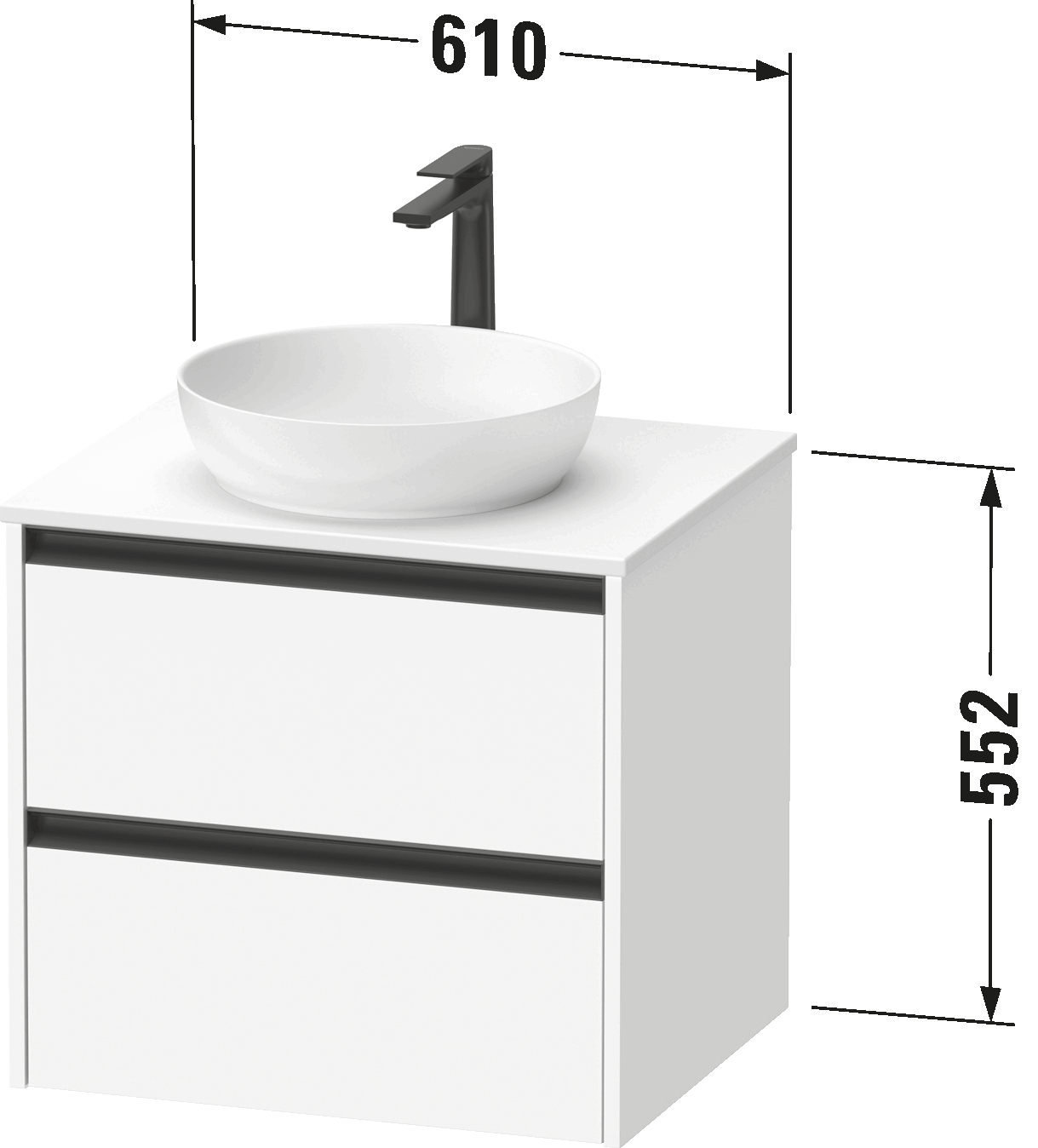 Sivida Тумба под консольную раковину, подвесная 8