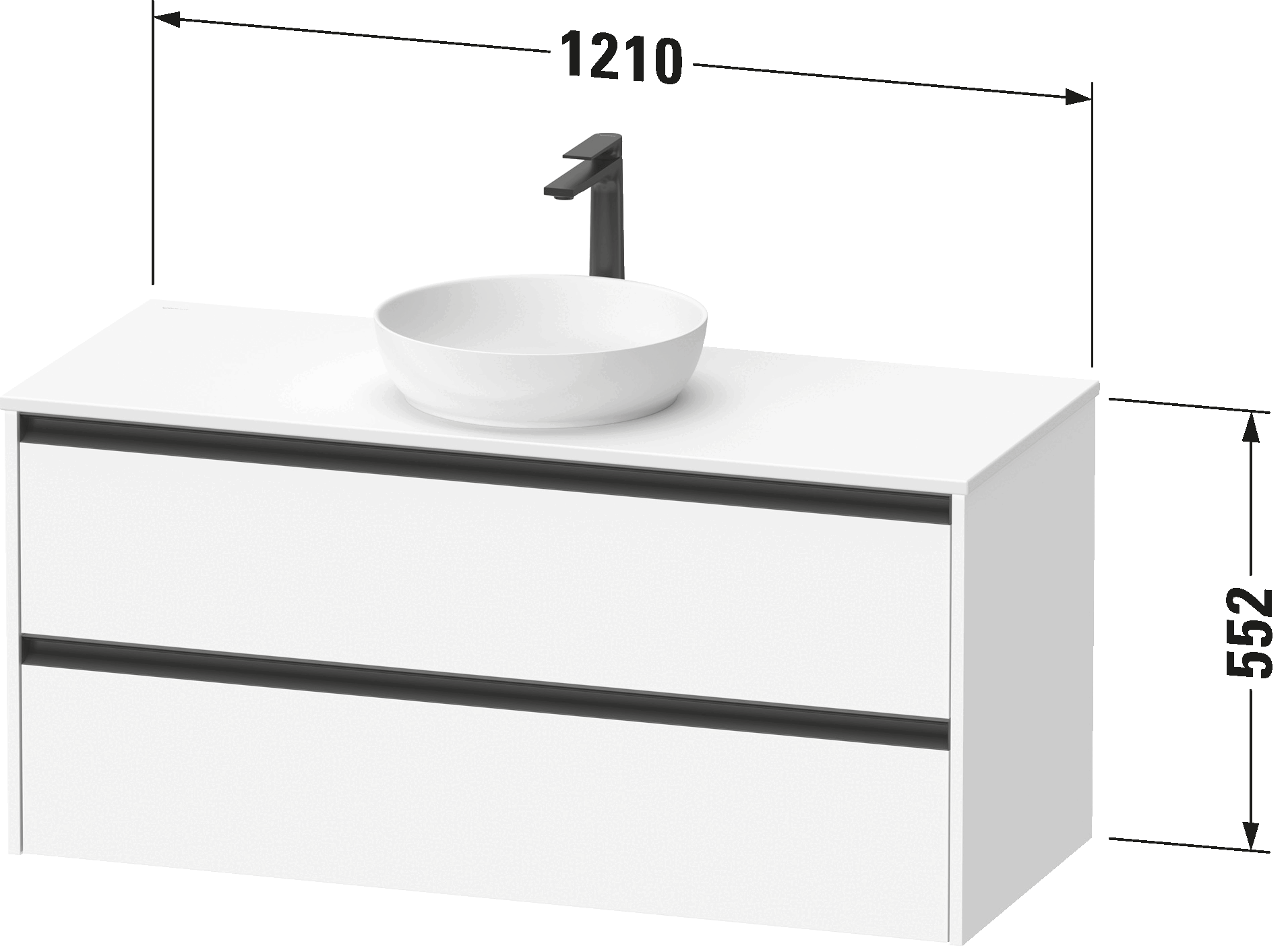 Sivida Тумба под консольную раковину, подвесная 8