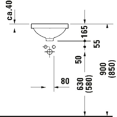 Architec Раковина встраиваемая 4