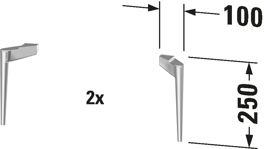 Sivida Опорная ножка 8