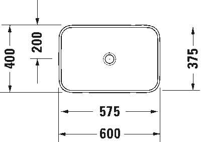 Happy D.2 Plus Раковина шлифованный вариант 16