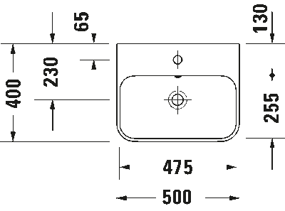 Happy D.2 Plus Раковина шлифованный вариант 16