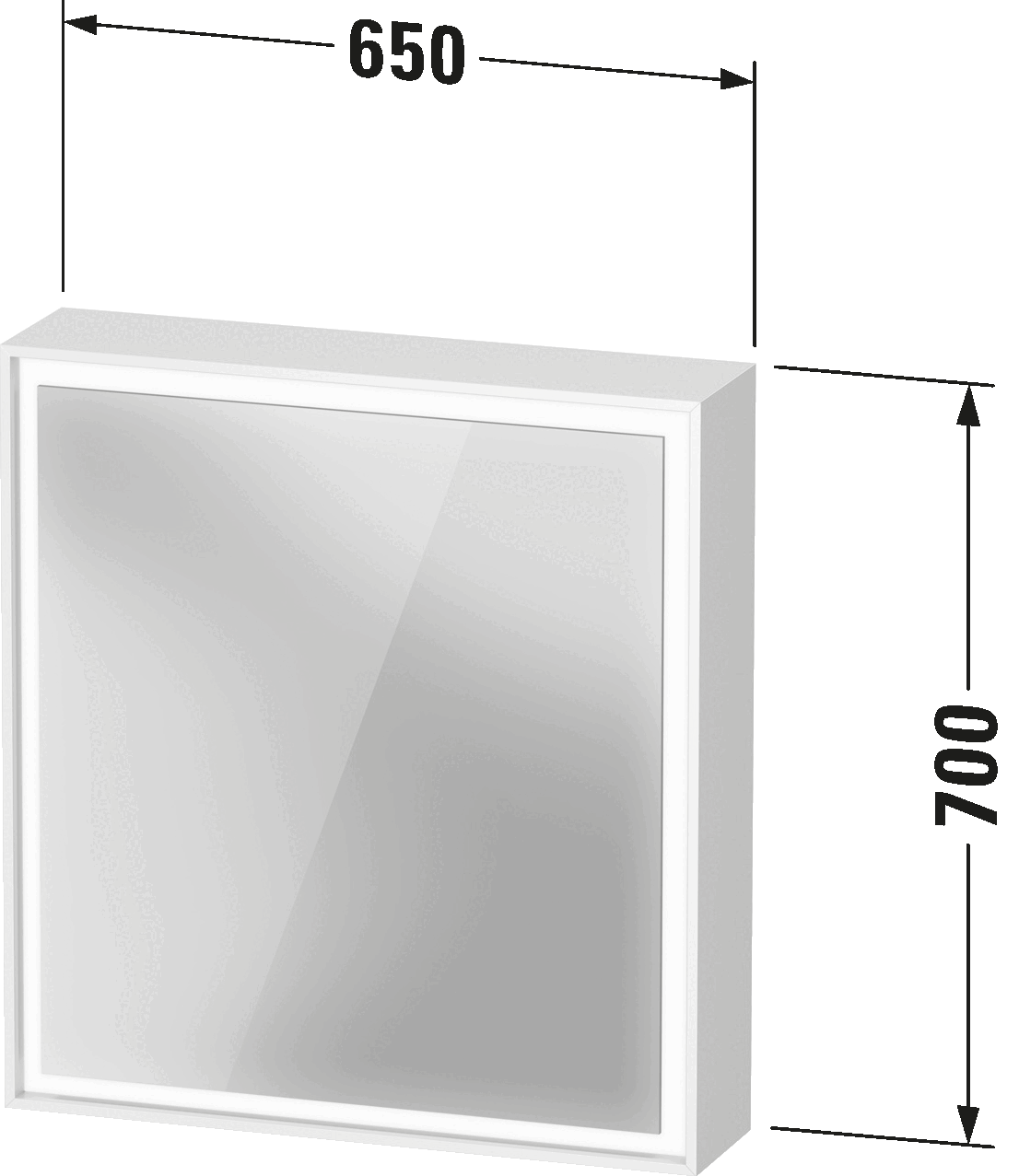 Vitrium Зеркальный шкаф 26