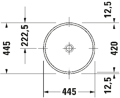 Architec Раковина встраиваемая 3