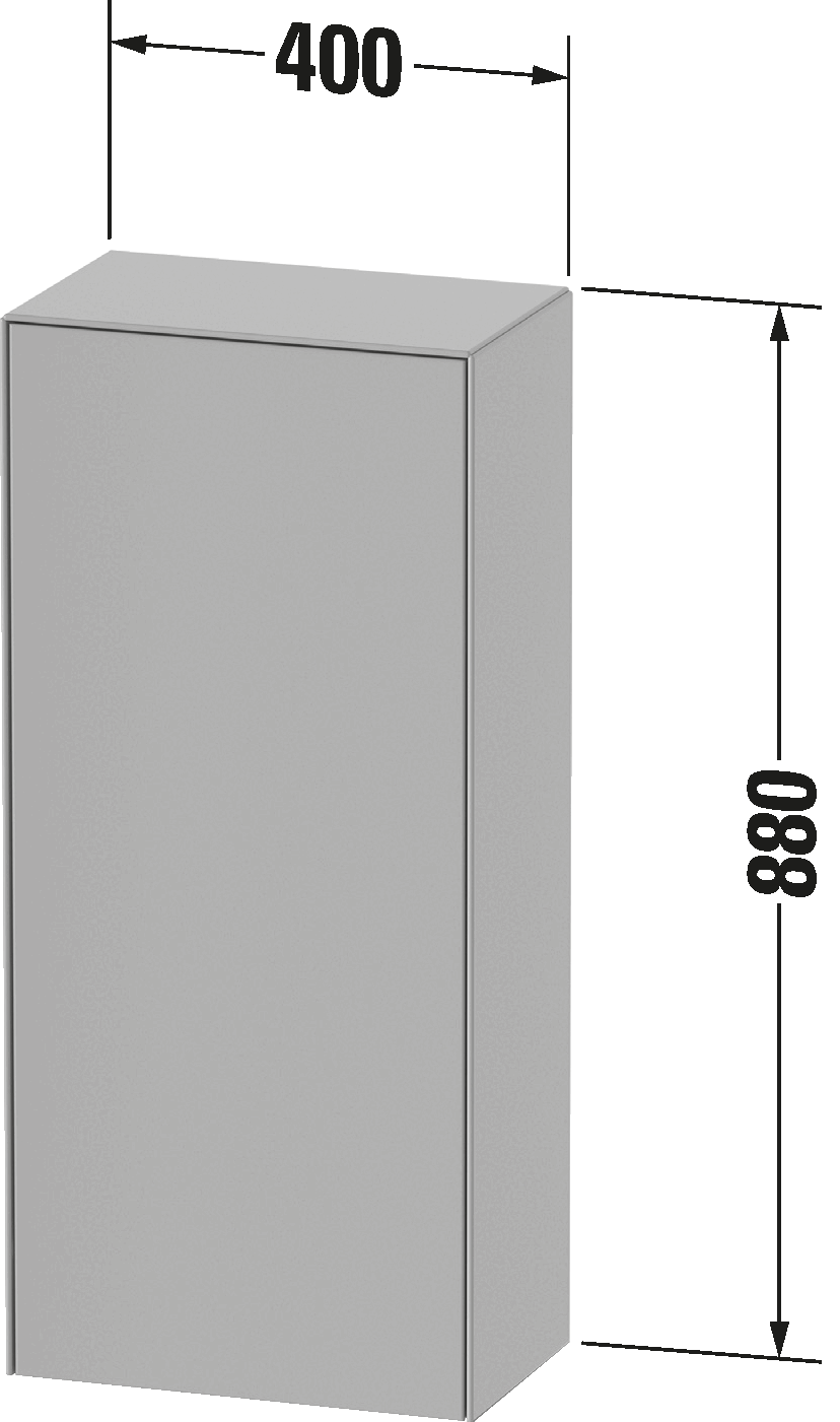 White Tulip Полувысокий шкаф 60