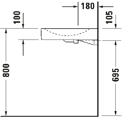 Architec Умывальник медицинский Vital Med 4