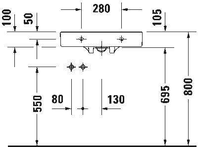 Architec Умывальник медицинский Vital Med 6