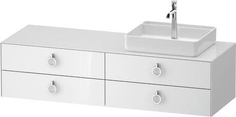 White Tulip Тумба под консольную раковину, подвесная 45