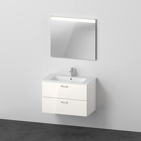 XBase Мебельная раковина с тумбой и зеркалом