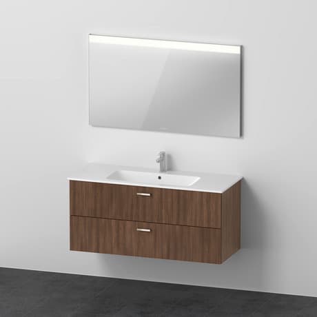 XBase Мебельная раковина с тумбой под раковину и зеркалом 3