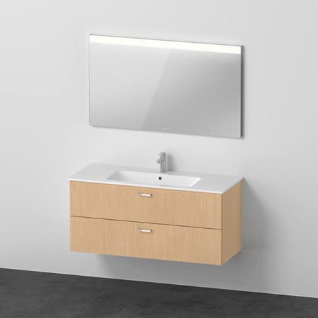 XBase Мебельная раковина с тумбой под раковину и зеркалом 4