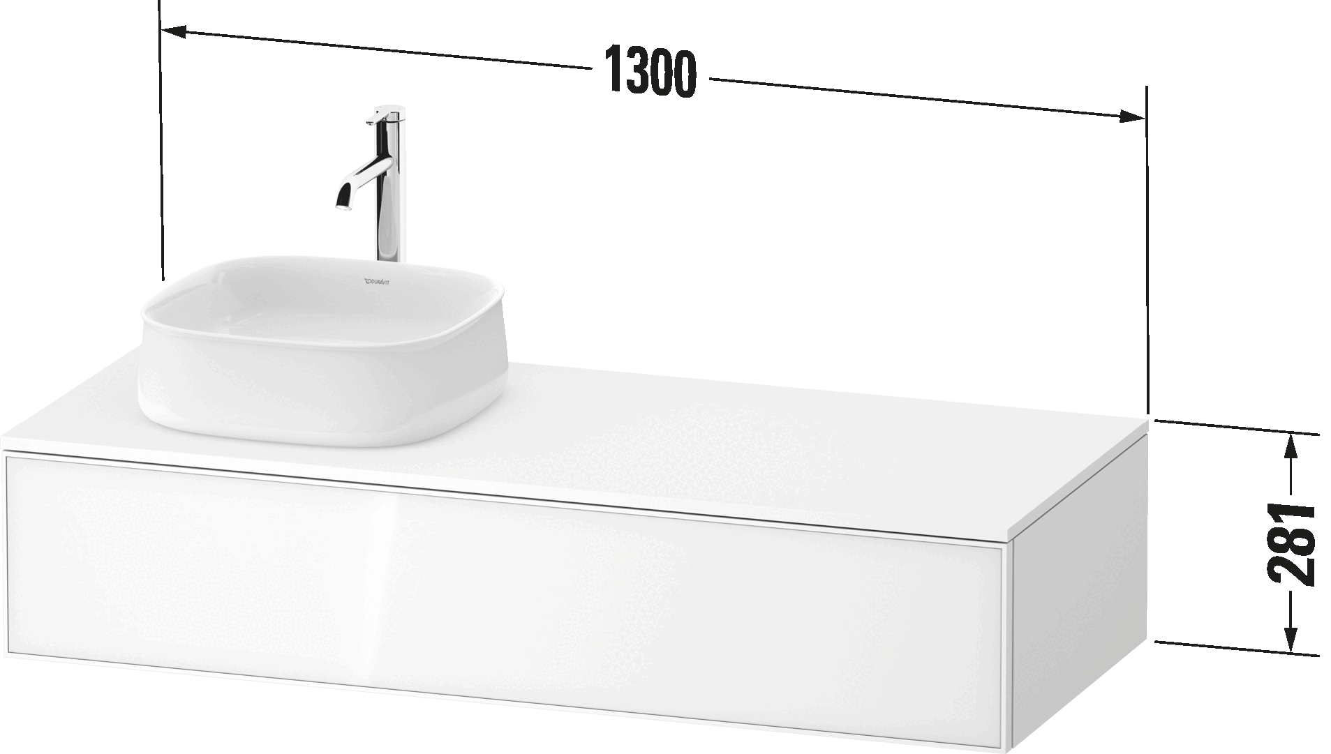 Zencha Тумба под консольную раковину, подвесная 26