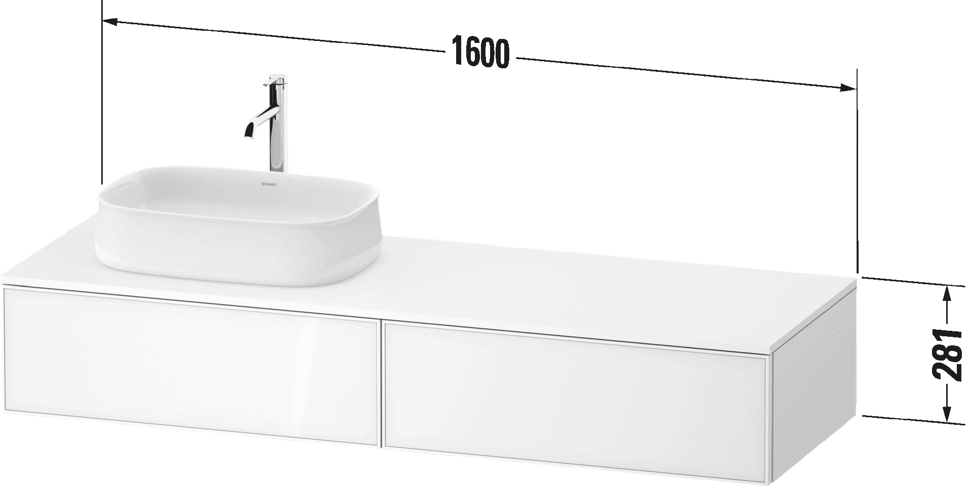 Zencha Тумба под консольную раковину, подвесная 26