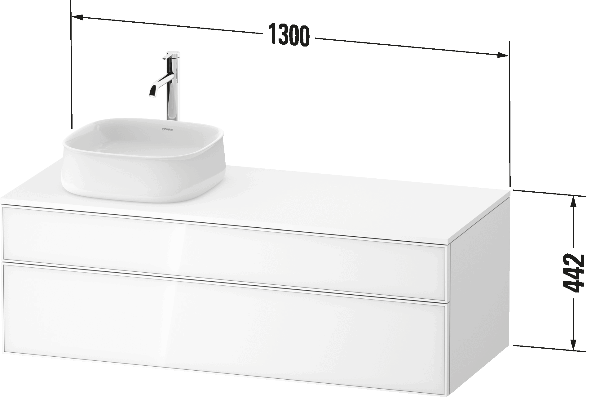 Zencha Подвесная тумба под консольную раковину 26