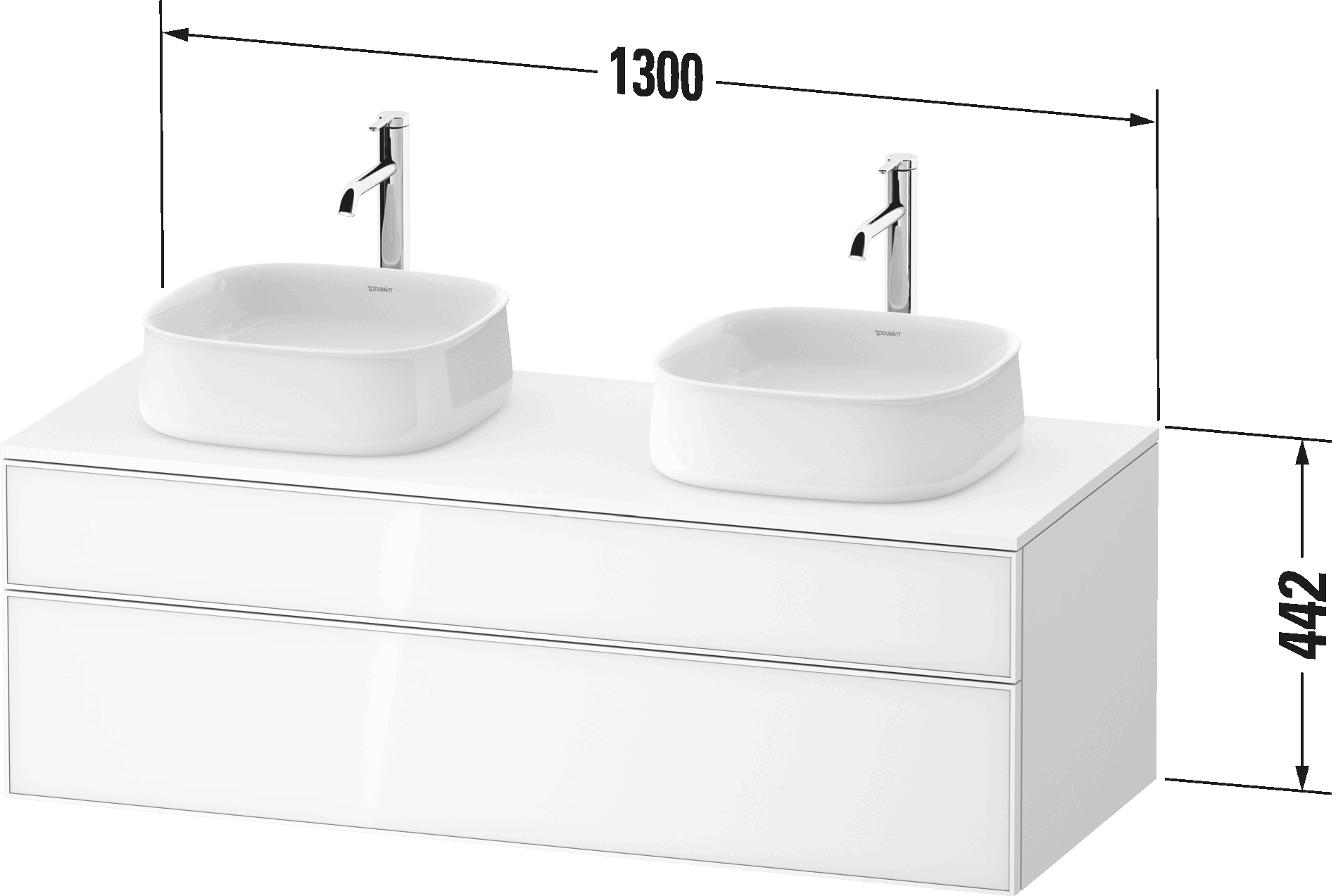 Zencha Подвесная тумба под консольную раковину B 14