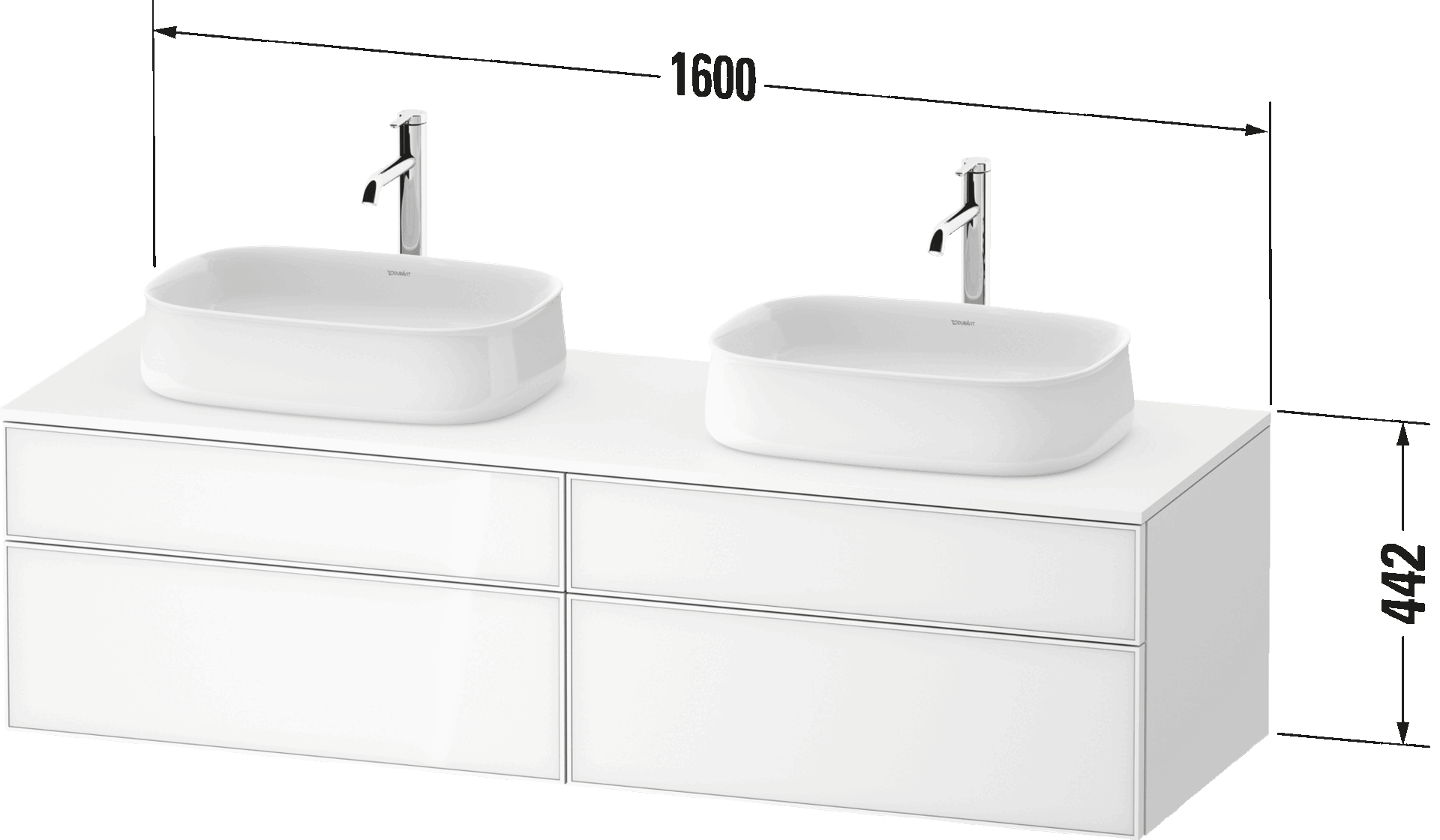 Zencha Подвесная тумба под консольную раковину B 14