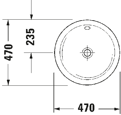 Architec Умывальник встраиваемый 3