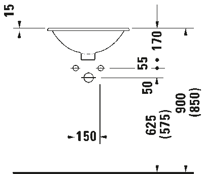 Architec Умывальник встраиваемый 4
