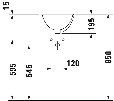 Architec Умывальник встраиваемый 4