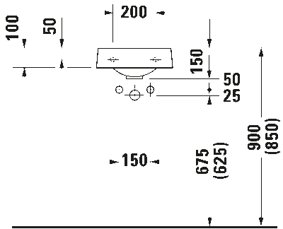 Architec Умывальник для рук без перелива 4