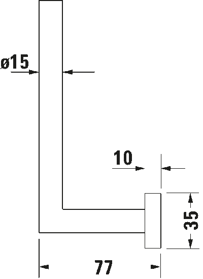 Karree Запасной держатель для туалетной бумаги хром 7