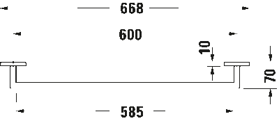 Karree Держатель для банного полотенца 7