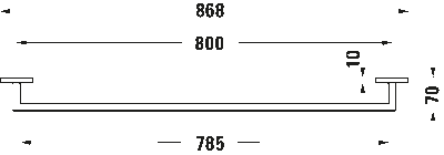 Karree Держатель для банного полотенца 7