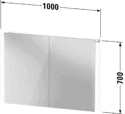 Ketho.2 Зеркальный шкаф 4