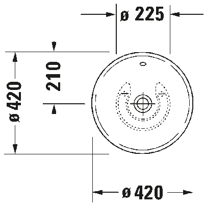 Bacino Раковина с переливом 4