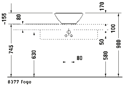 Bacino Раковина с переливом 5