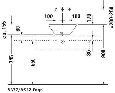 Bacino Раковина с переливом 6