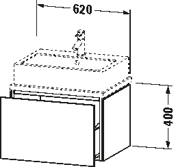 L-Cube Тумба под консольную раковину, подвесная 28