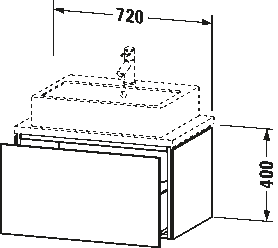 L-Cube Тумба под консольную раковину, подвесная 28