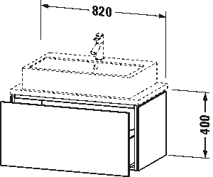 L-Cube Тумба под консольную раковину, подвесная 28