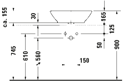 Bacino Раковина с переливом 5