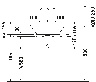 Bacino Раковина с переливом 6