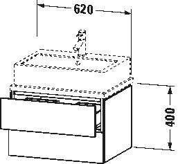 L-Cube Тумба под консольную раковину, подвесная 28