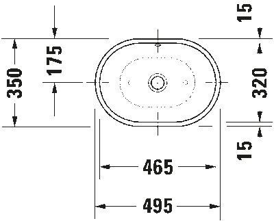 Foster Раковина с переливом 3