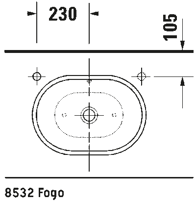 Foster Раковина с переливом 4
